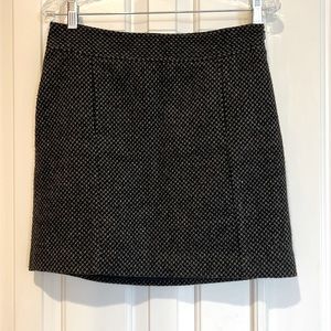 Ann Taylor The Loft classic wool skirt. Grey tweed
